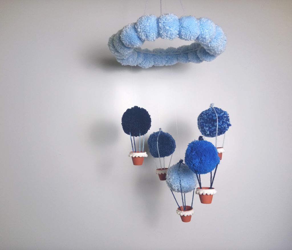Pompon hőlégballonok
