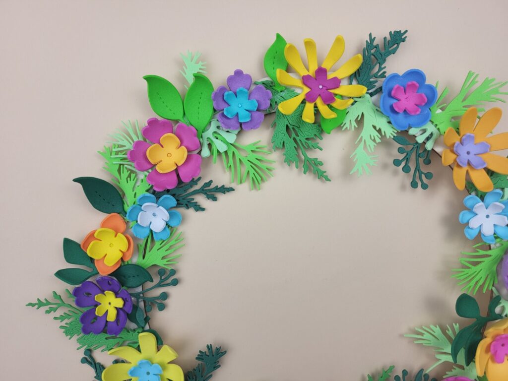 dekorgumi koszoru kozelrol